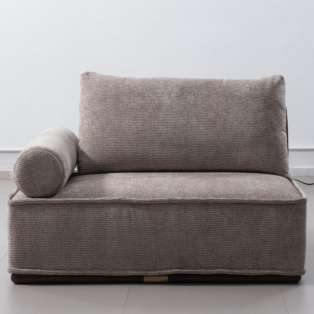 Minimalist Corduroy Velvet Fabric Sectional 5 Seater Sofa CORDY