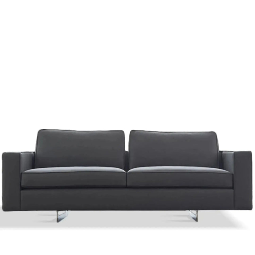 Minimalist fabric 2 seater sofa vemb layered structure.