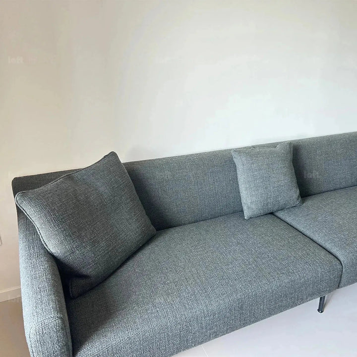Minimalist fabric 3.5 seater sofa ann detail 6.