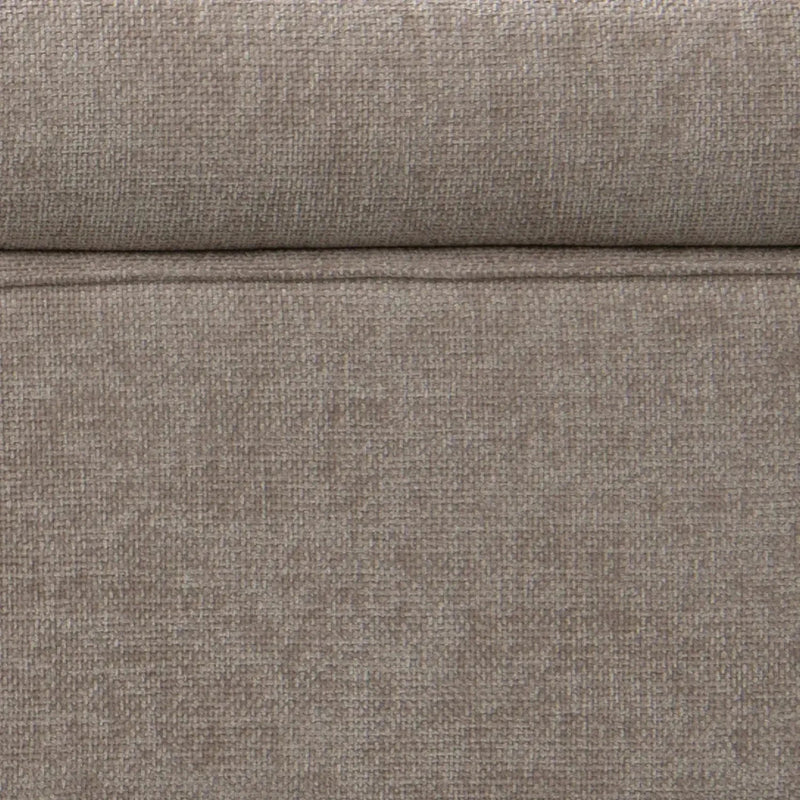 Modern mixed weave fabric 5 seater sofa aumn in details.