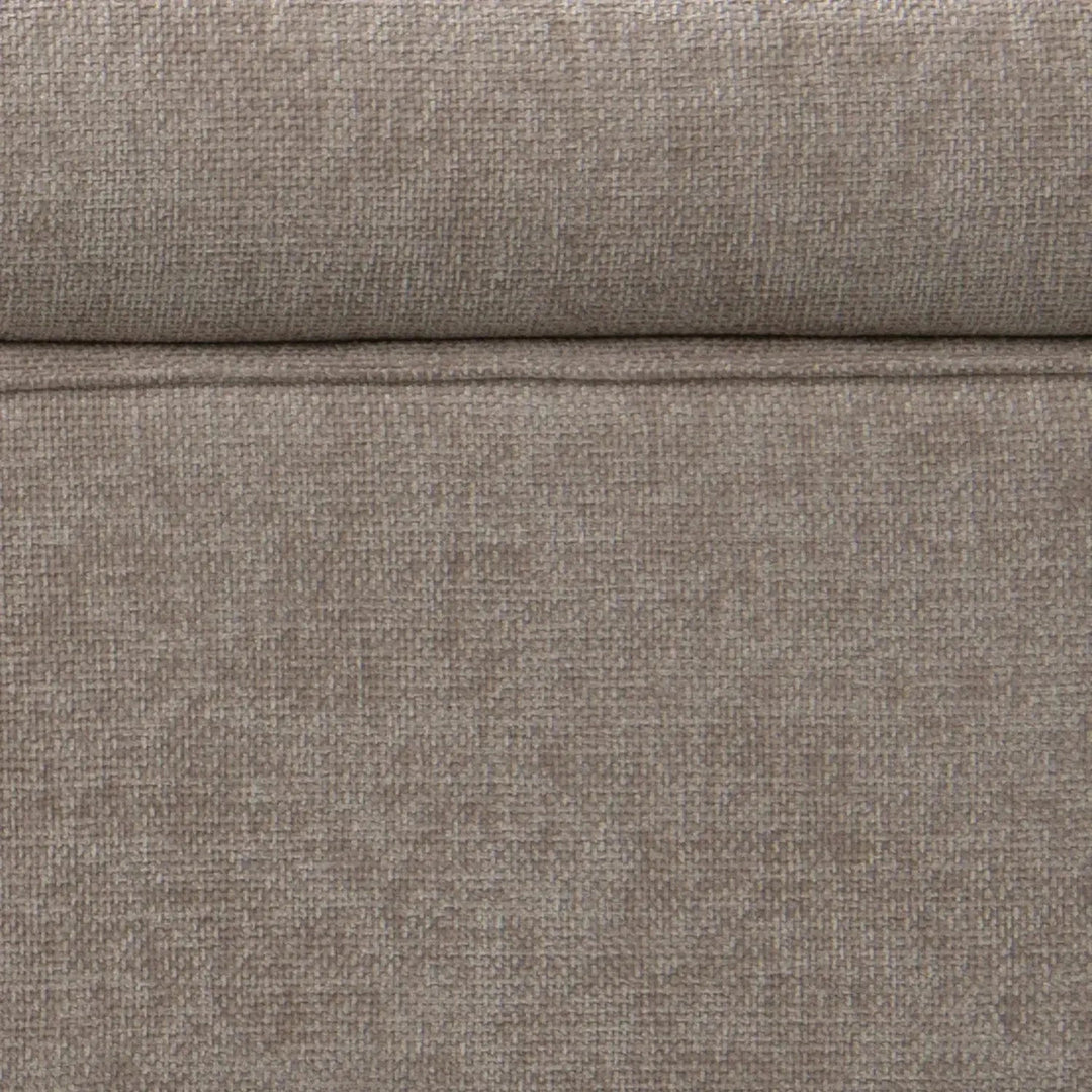Modern mixed weave fabric 5 seater sofa aumn in details.