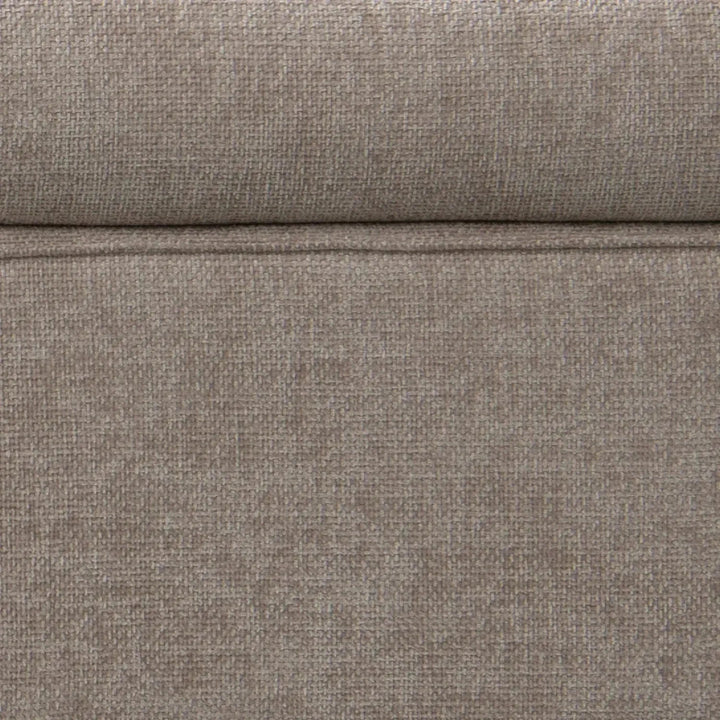 Modern mixed weave fabric 5 seater sofa aumn in details.