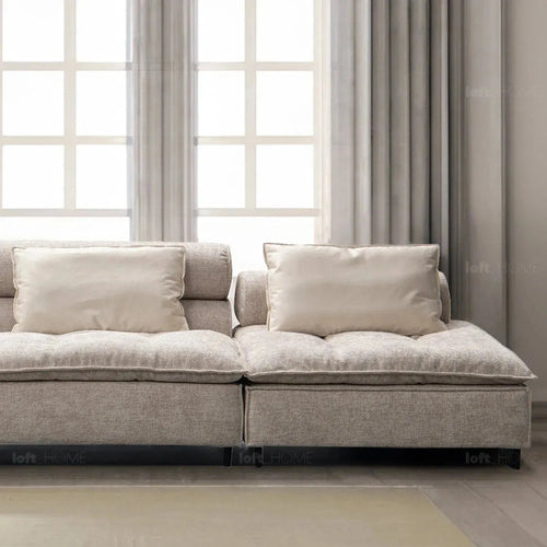 Modern Mixed Weave Fabric 5 Seater Sofa AUMN Good to Know Preview-1