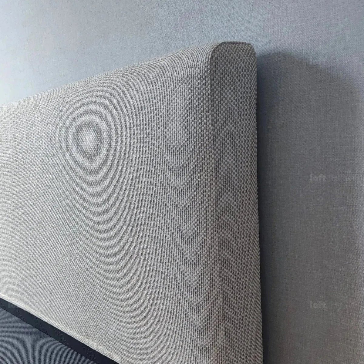 Minimalist fabric bed vem detail 8.