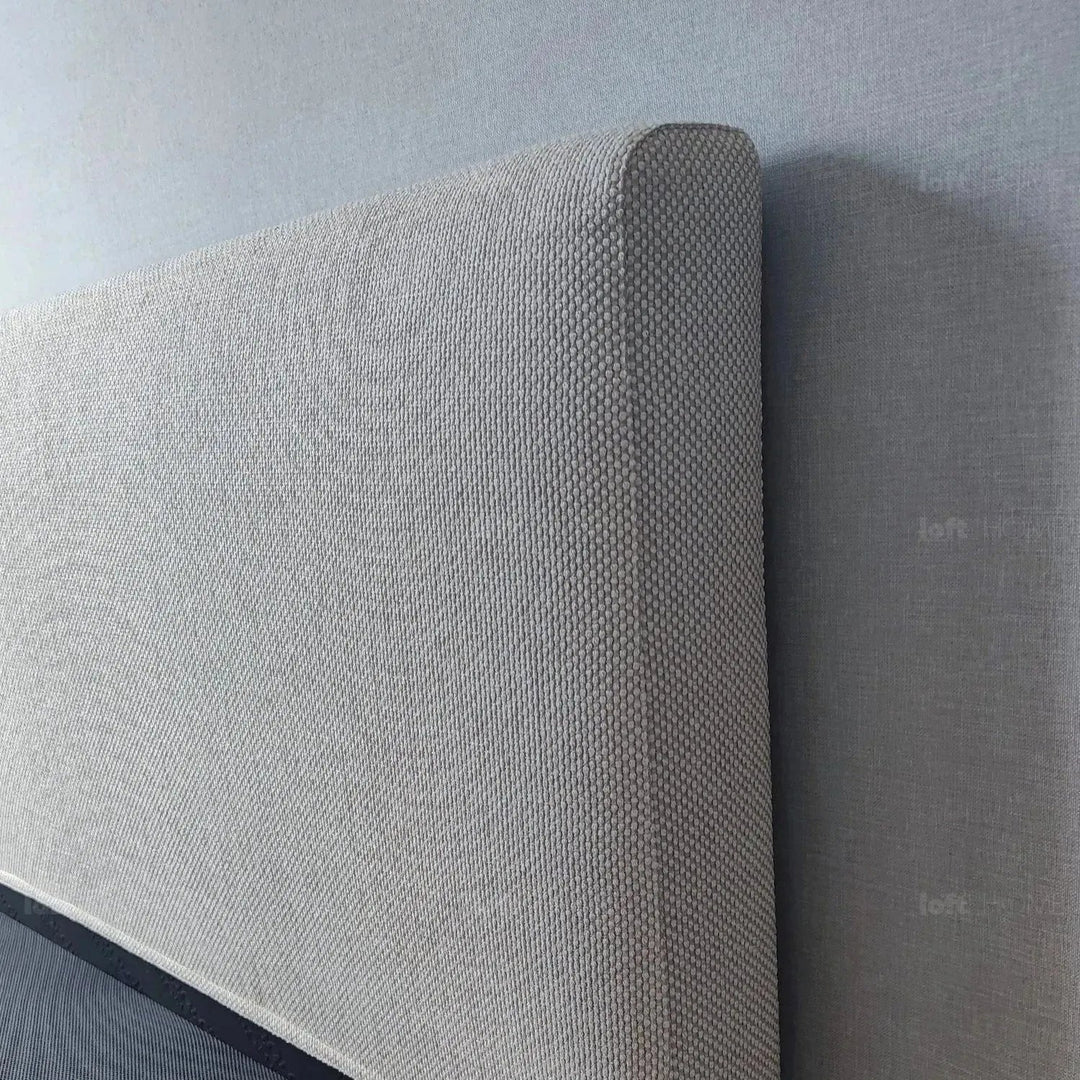 Minimalist fabric bed vem detail 8.