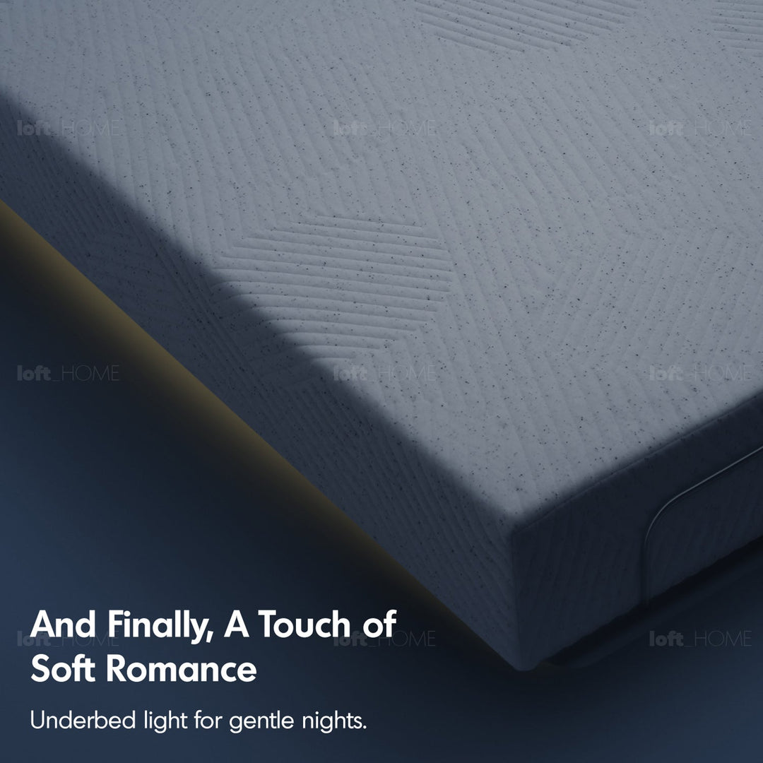 Minimalist Metal Electric Adjustable Bed Slat With Mattress 2IN1 Set UPONE