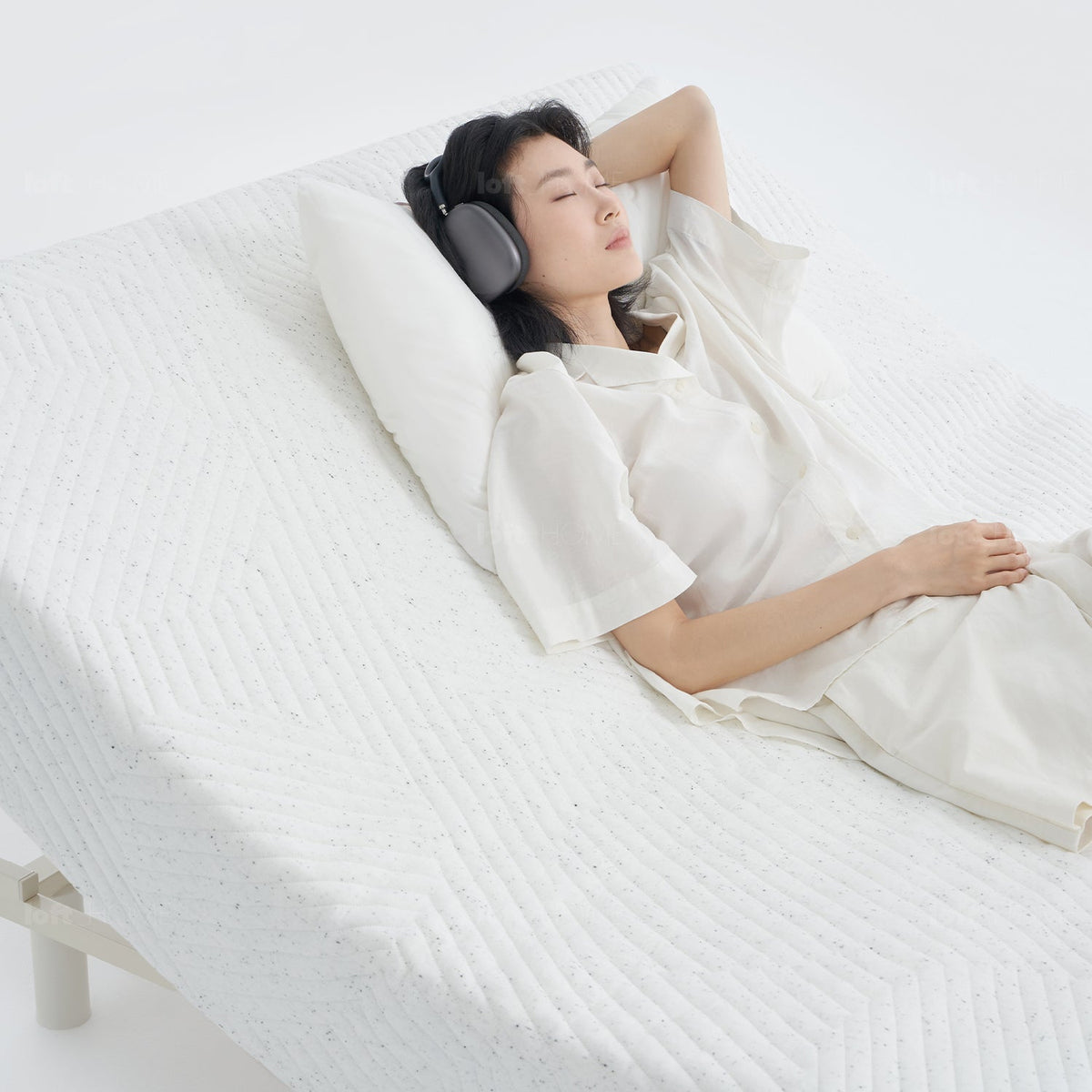 Minimalist Metal Electric Adjustable Bed Slat With 20cm Mattress 2IN1 Set UPONE Color Swatches