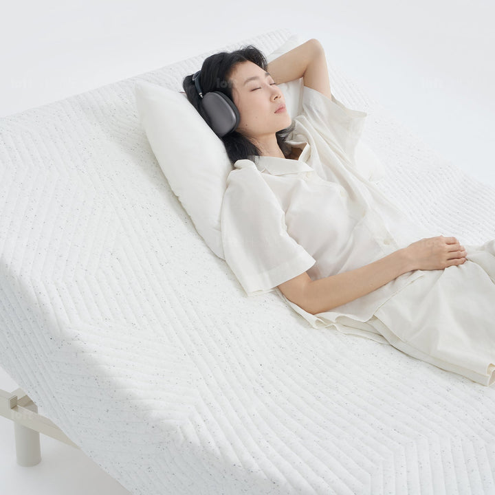 Minimalist Metal Electric Adjustable Bed Slat With Mattress 2IN1 Set UPONE