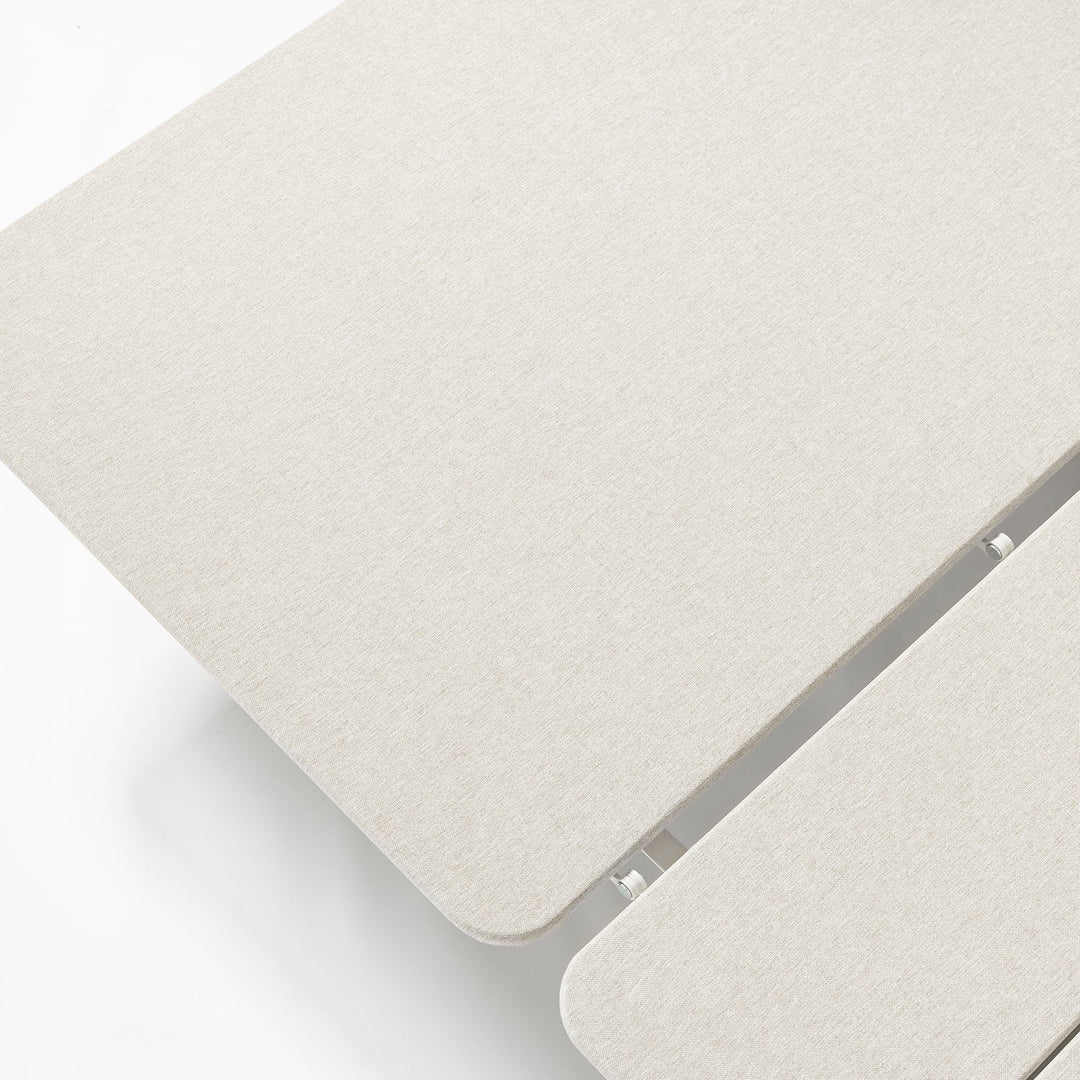 Minimalist metal electric adjustable bed frame with mattress 2in1 set upone color swatches.