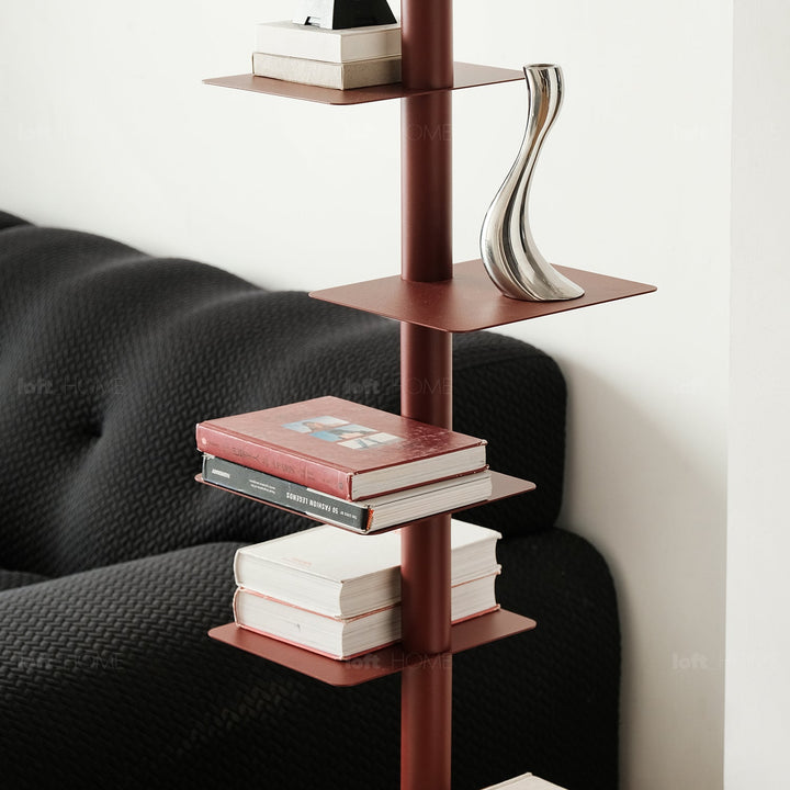 Minimalist Steel Revolving Bookshelf STACK