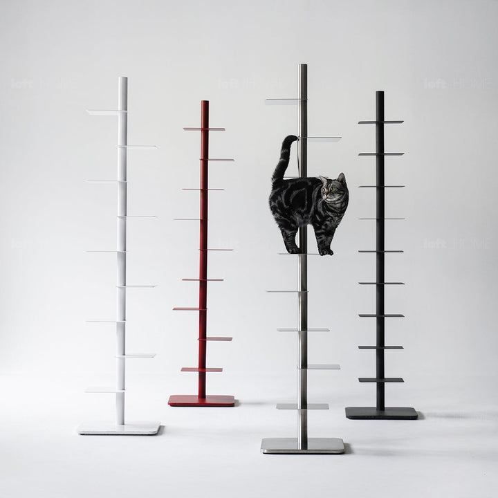 Minimalist Steel Revolving Bookshelf STACK