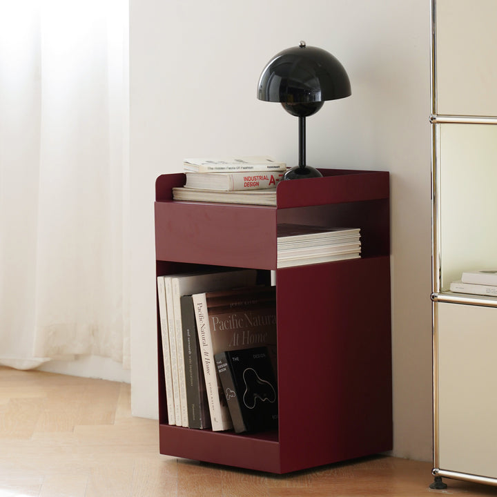 Minimalist Steel Side Table RUBIK