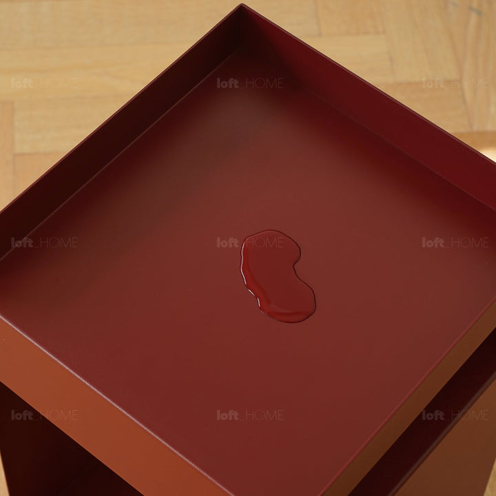 Minimalist Steel Side Table RUBIK