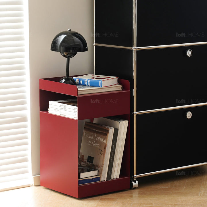 Minimalist Steel Side Table RUBIK