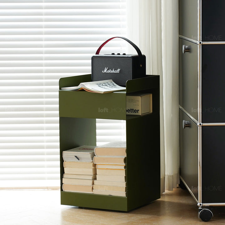 Minimalist Steel Side Table RUBIK