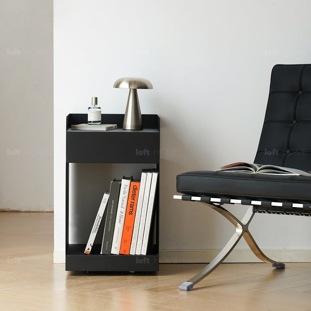 Minimalist Steel Side Table RUBIK