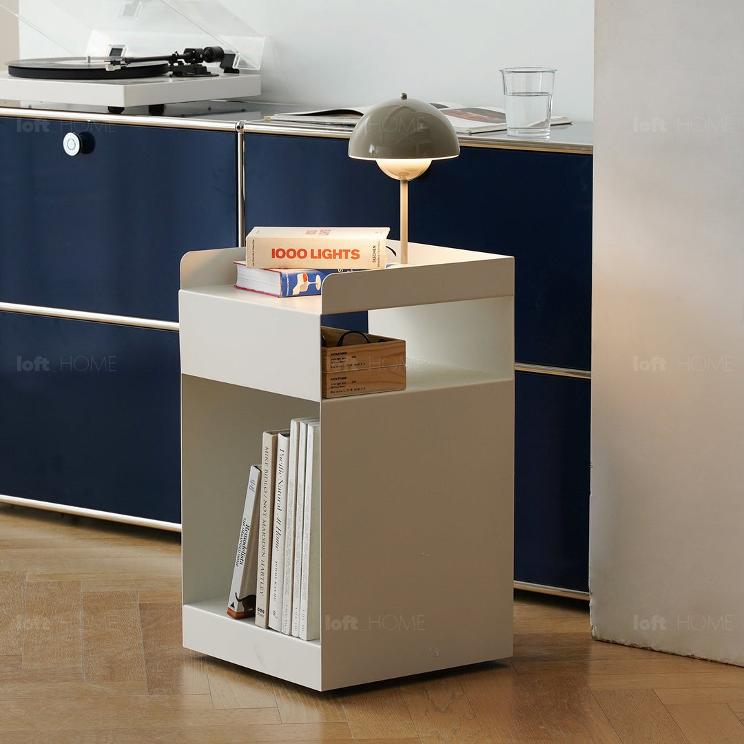 Bauhaus steel side table rubik detail 1.