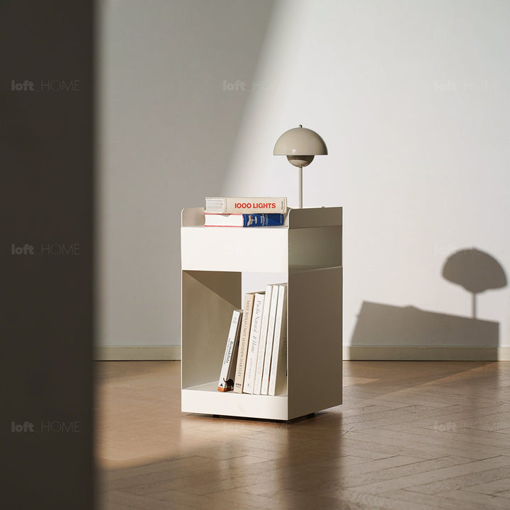Minimalist Steel Side Table RUBIK