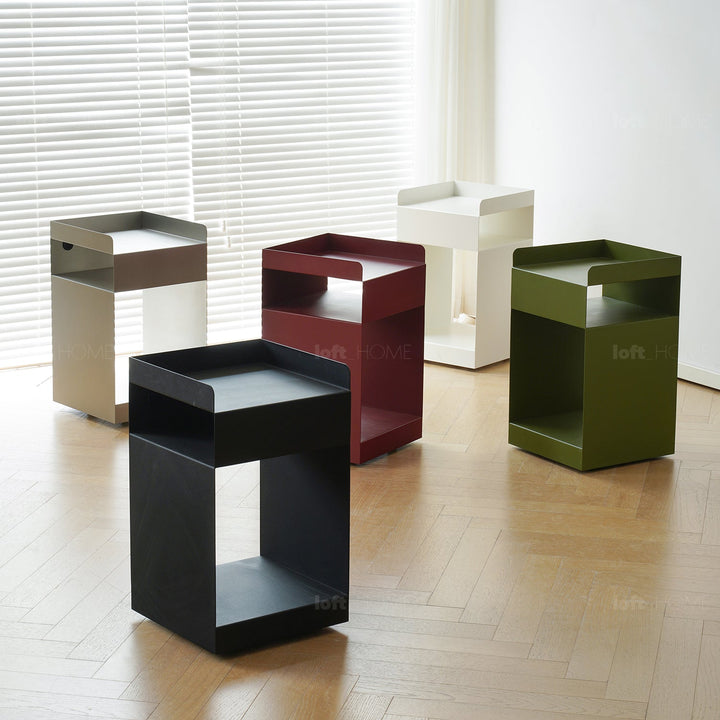 Minimalist Steel Side Table RUBIK