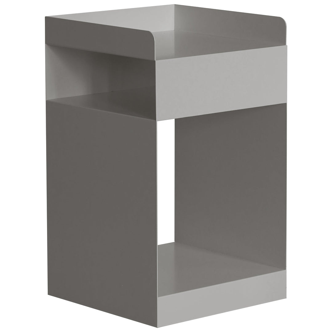 Minimalist steel side table rubik detail 10.