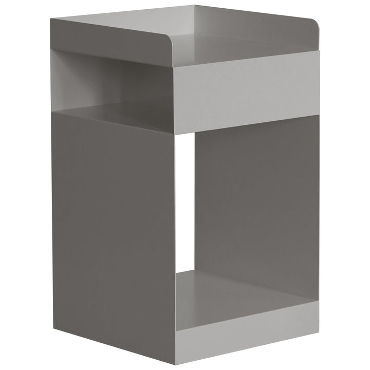 Minimalist steel side table rubik detail 10.