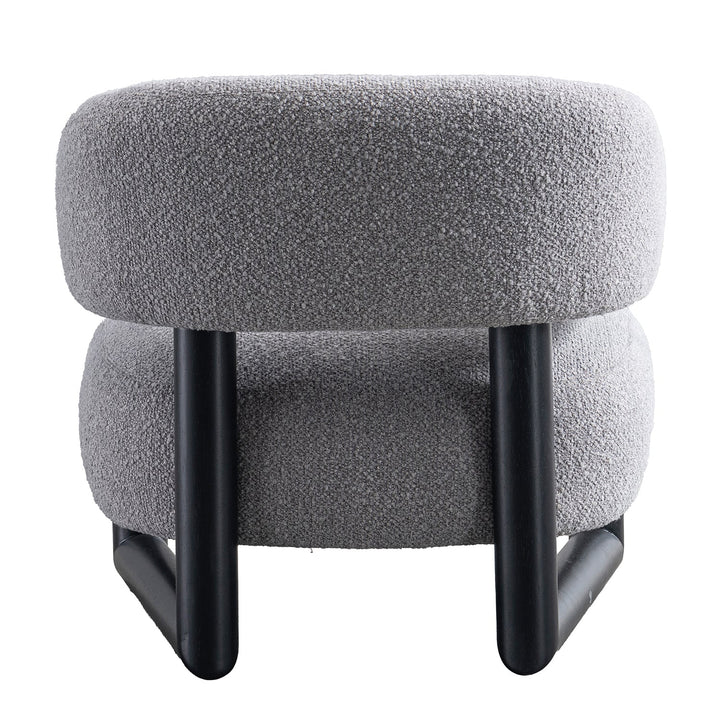 Modern Boucle Fabric 1 Seater Sofa MIROO