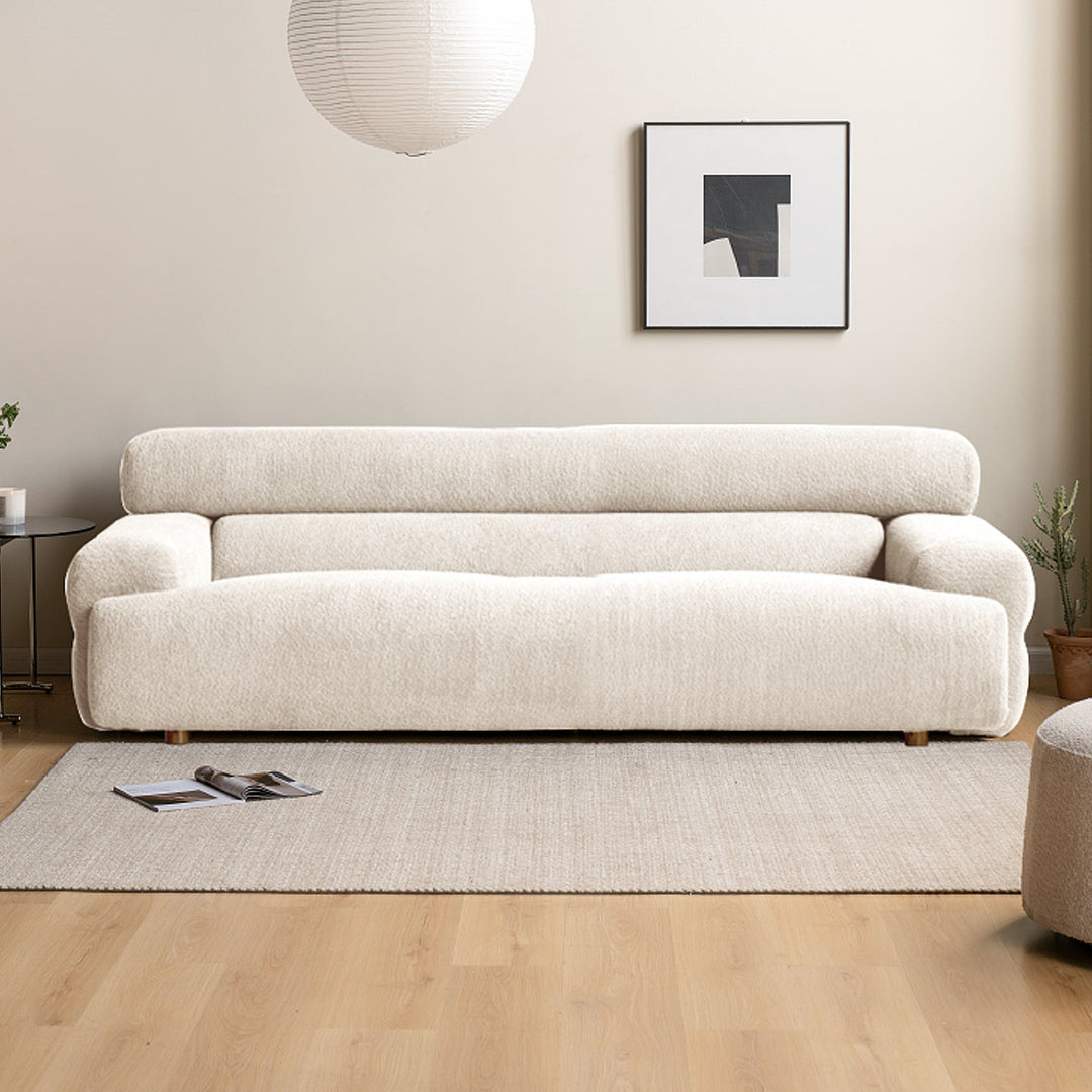 Modern boucle fabric 3 seater sofa sleepo detail 10.