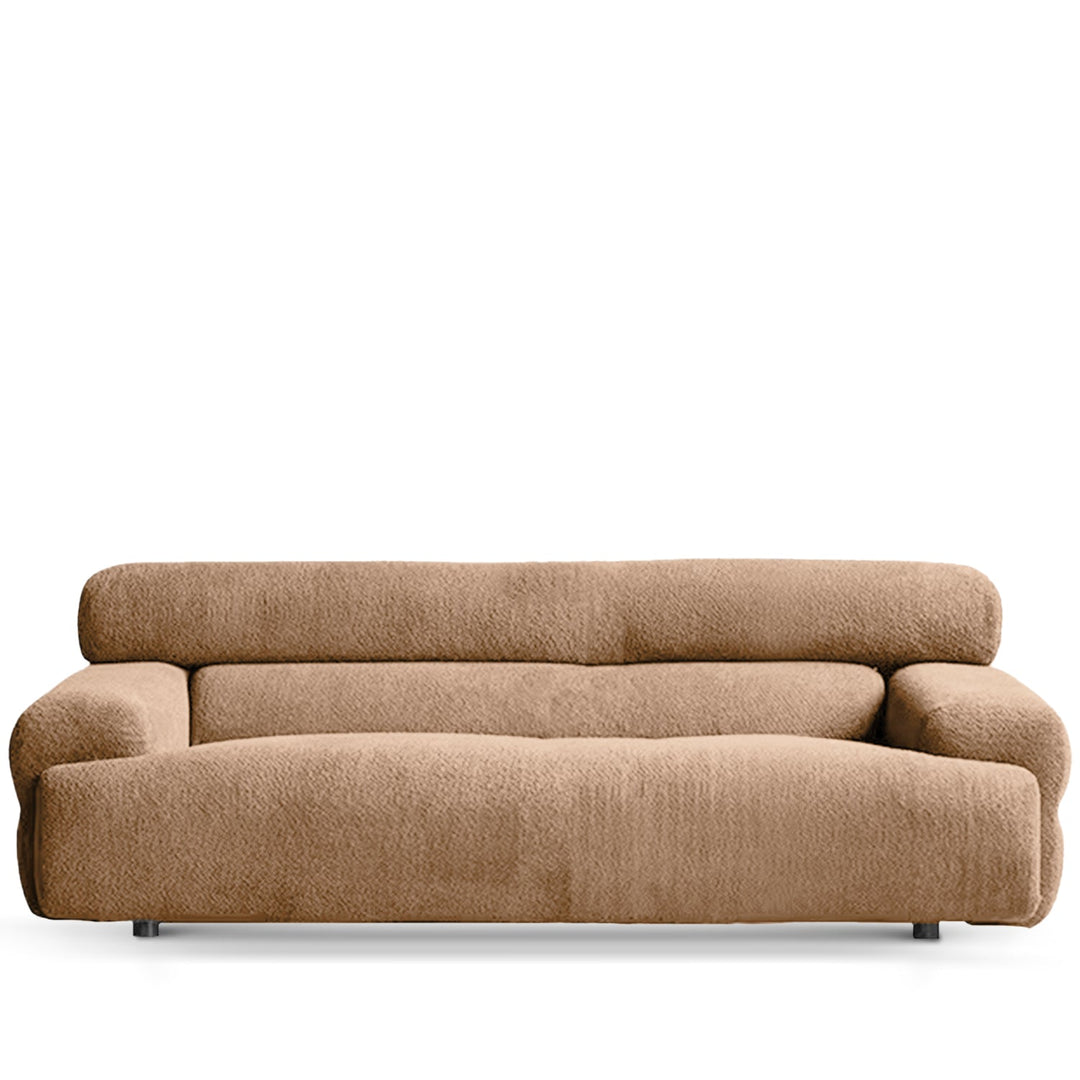 Modern boucle fabric 3 seater sofa sleepo detail 12.