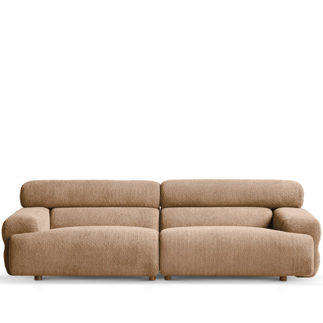 Modern boucle fabric 3 seater sofa sleepo detail 16.