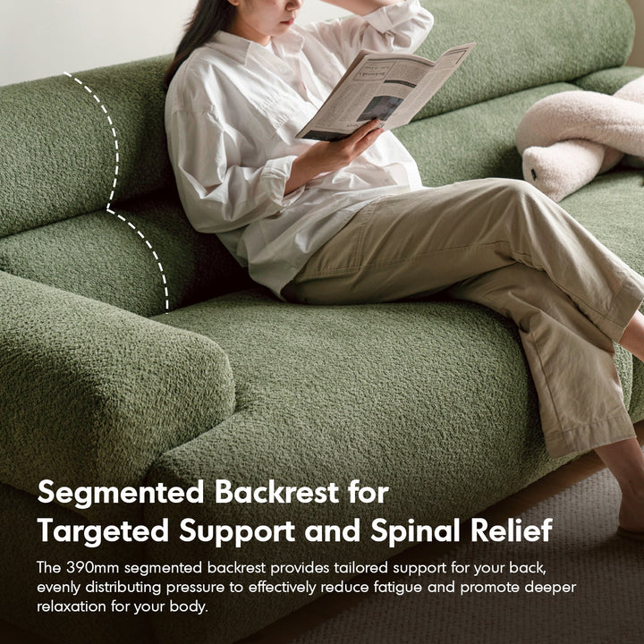 Modern Boucle Fabric 4 Seater Sofa SLEEPO