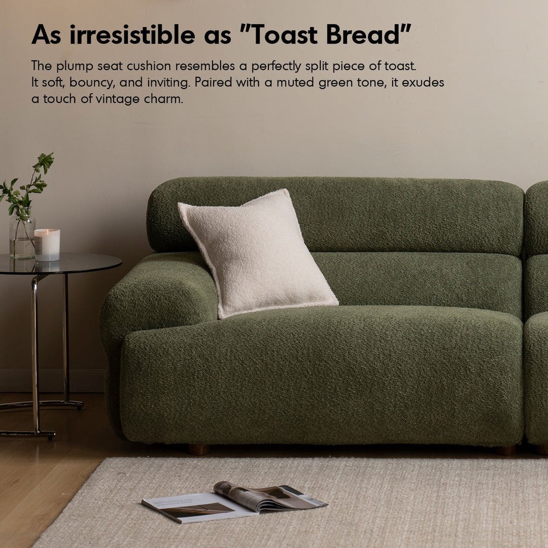 Modern Boucle Fabric 4 Seater Sofa SLEEPO