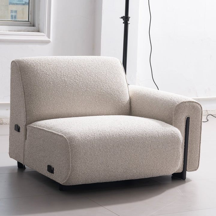 Minimalist Boucle Fabric Modular 3 Seater Sofa COLLE