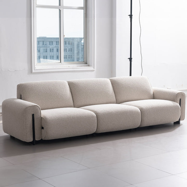 Minimalist Boucle Fabric Modular 4 Seater Sofa COLLE