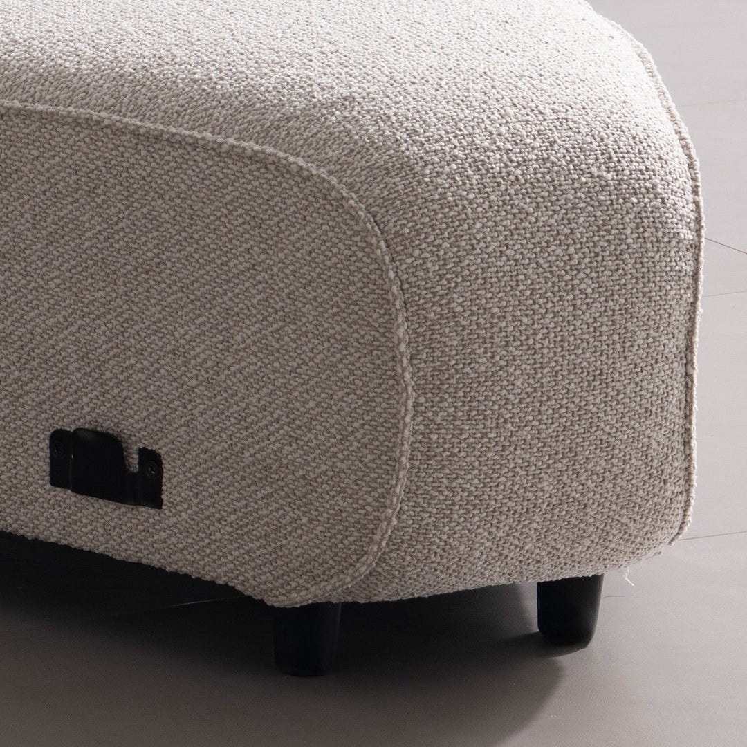 Minimalist Boucle Fabric Modular Joint Connection 1 Seater Sofa COLLE