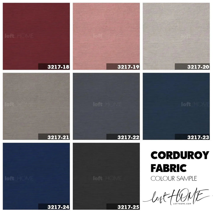 Modern Corduroy Fabric Sofa Bed SQUEEZE