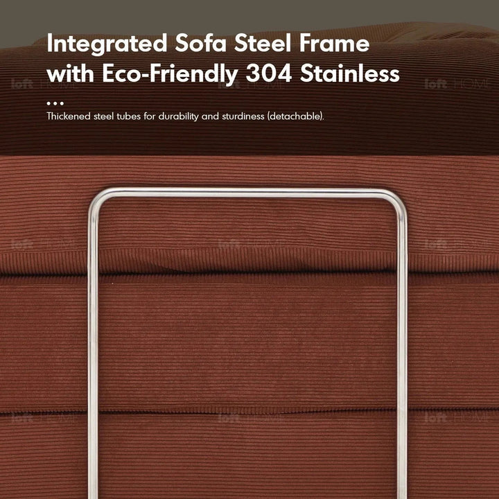 Modern Corduroy Fabric Sofa Bed SQUEEZE