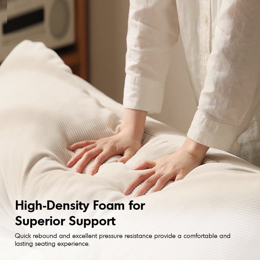 Modern Corduroy Velvet Fabric 1 Seater Tatami Sofa Bed LUXE