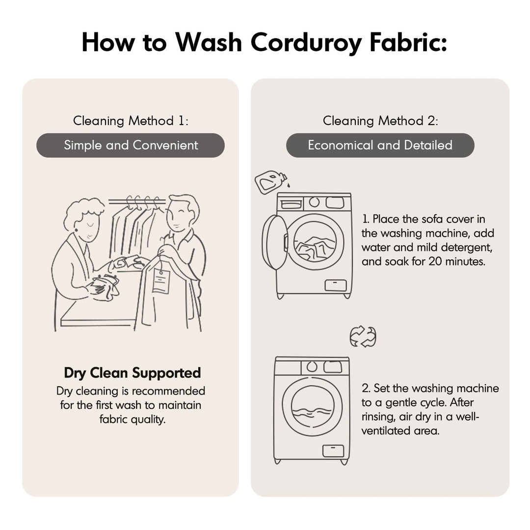 Modern Corduroy Velvet Fabric 1 Seater Tatami Sofa Bed LUXE