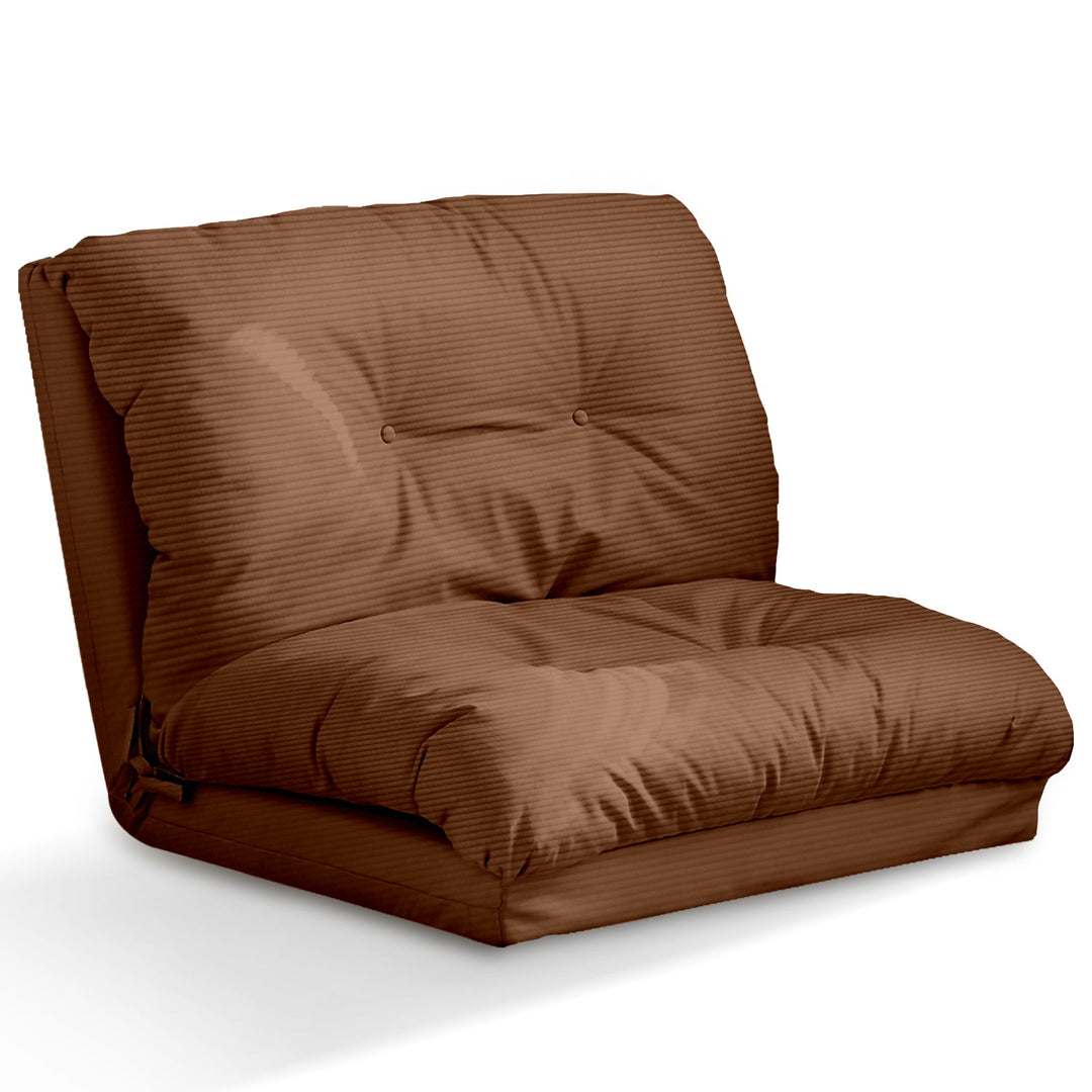 Modern Corduroy Velvet Fabric 1 Seater Tatami Sofa Bed LUXE