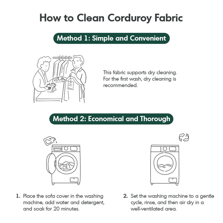 Scandinavian Corduroy Velvet Fabric 3 Seater Sofa CORDY