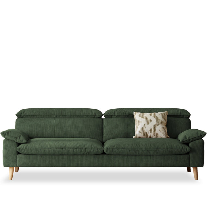 Scandinavian Corduroy Velvet Fabric 4 Seater Sofa CORDY