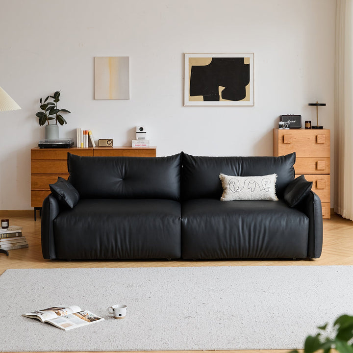 Modern Microfiber Leather Electric Recliner 3 Seater Sofa EVENA