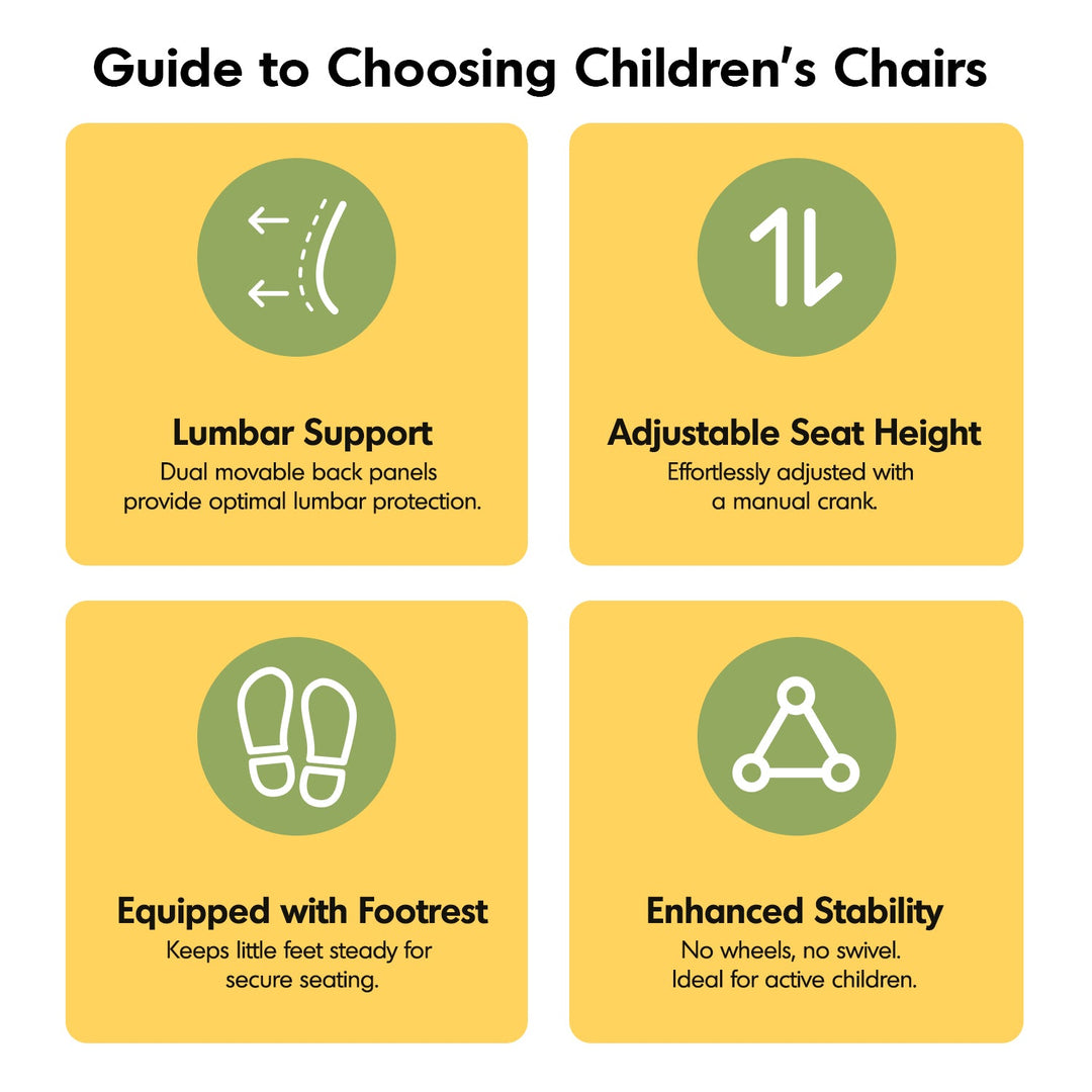 Modern Mesh Ergonomic Kids Study Chair ERGOKID