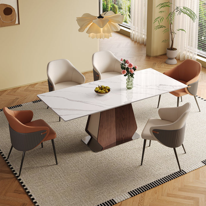 Modern Microfiber Leather Dining Chair DUAL