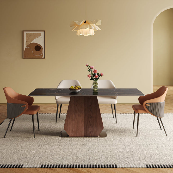 Modern Microfiber Leather Dining Chair DUAL