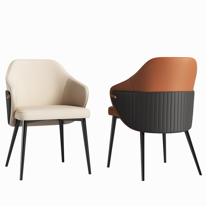 Modern Microfiber Leather Dining Chair DUAL