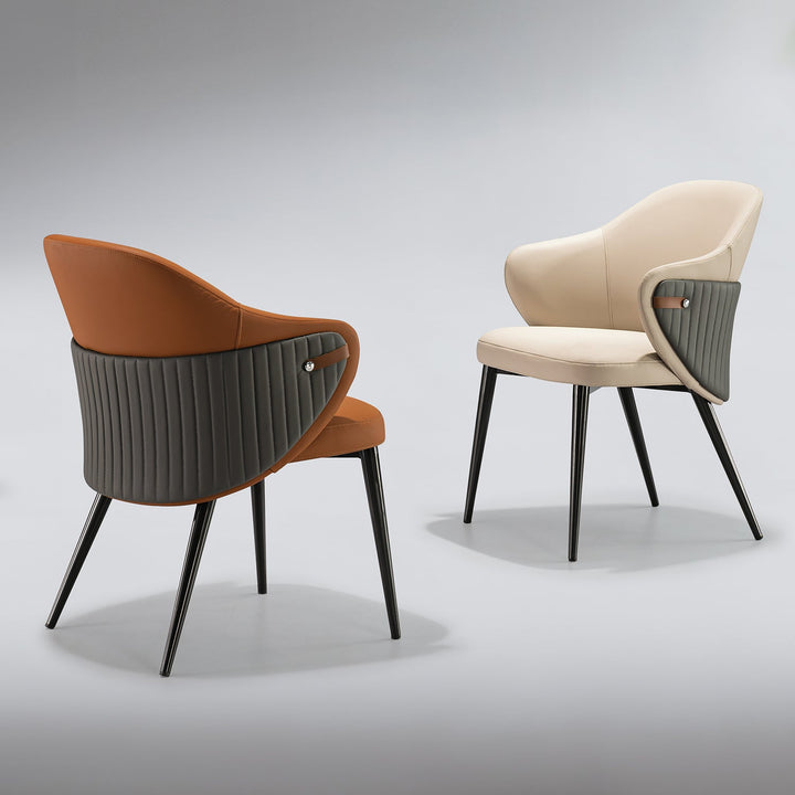 Modern Microfiber Leather Dining Chair DUAL