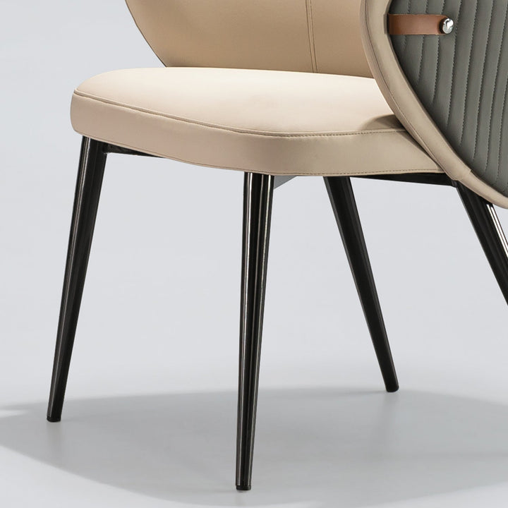 Modern Microfiber Leather Dining Chair DUAL
