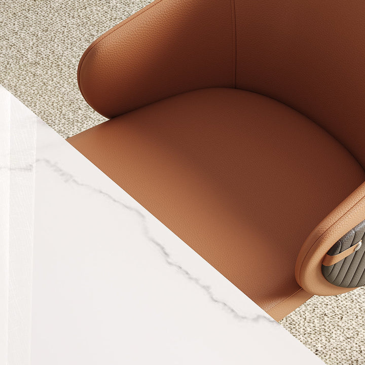 Modern Microfiber Leather Dining Chair DUAL