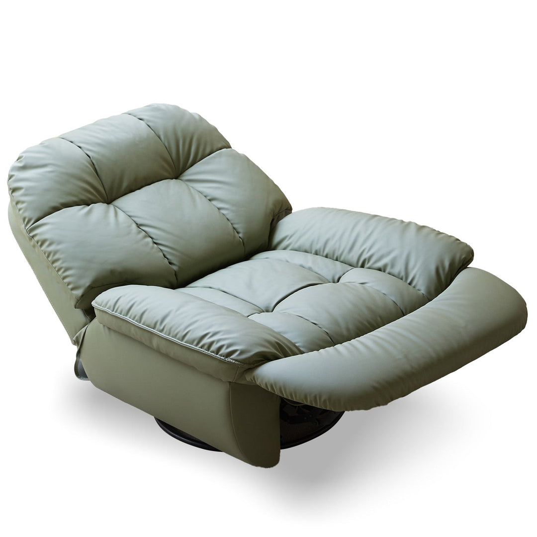 Modern microfiber leather electric recliner revolving 1 seater sofa lazylux detail 9.